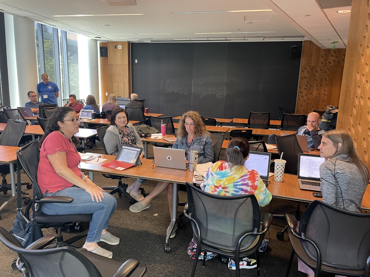 Teachers at AI Workshop